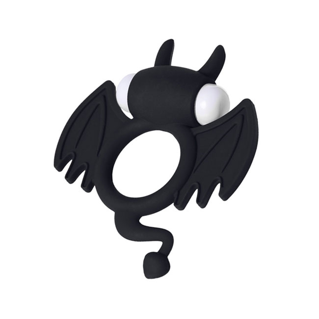 Эрекционное кольцо на пенис Jos Cocky Devil, чёрный 0T-00011830 - JOS - Эрекционные кольца - Купить