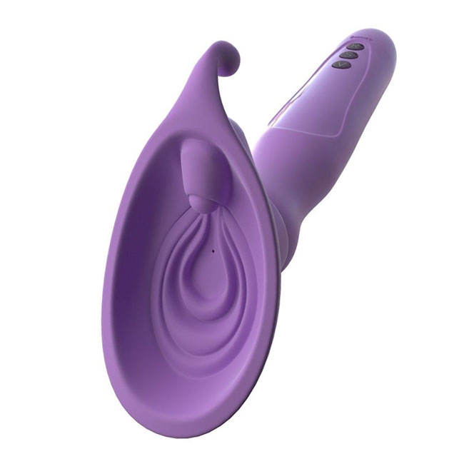 Вакуумная помпа для клитора и вагины Pipedream Pleasure Pump Fantasy For Her, фиолетовая 4965-12 PD - PipeDream - Для клитора - Купить