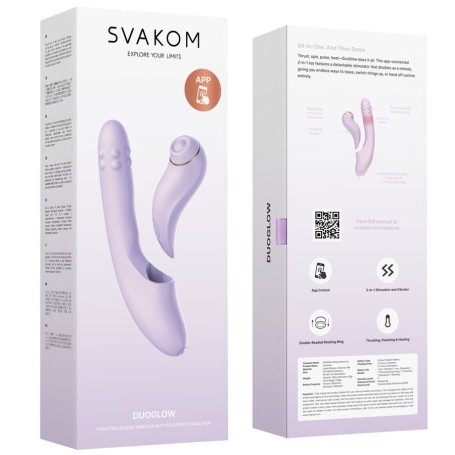 Вибратор Svakom DuoGlow из 2 частей
