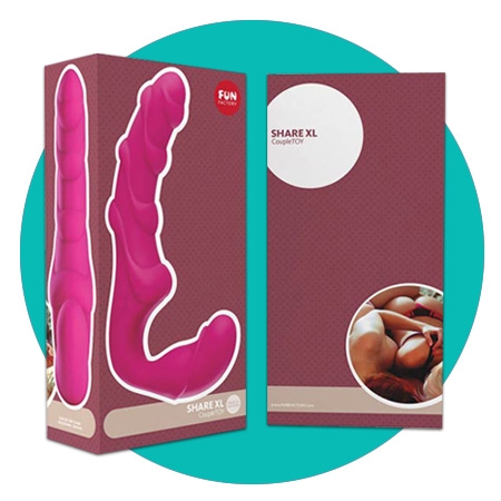 Страпон безремневой Fun Factory Share XL