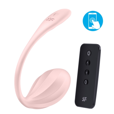 Виброяйцо Satisfyer Ribbed Petal