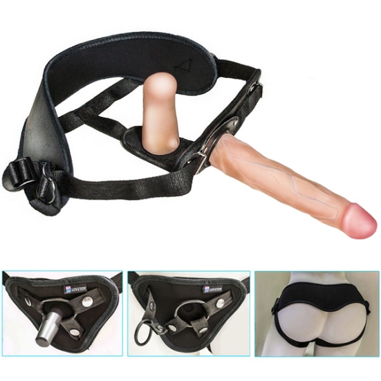 Страпон с 2 насадками Woman Strap 5,5&quot;