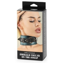 Изумрудный ошейник БДСМ Emerald