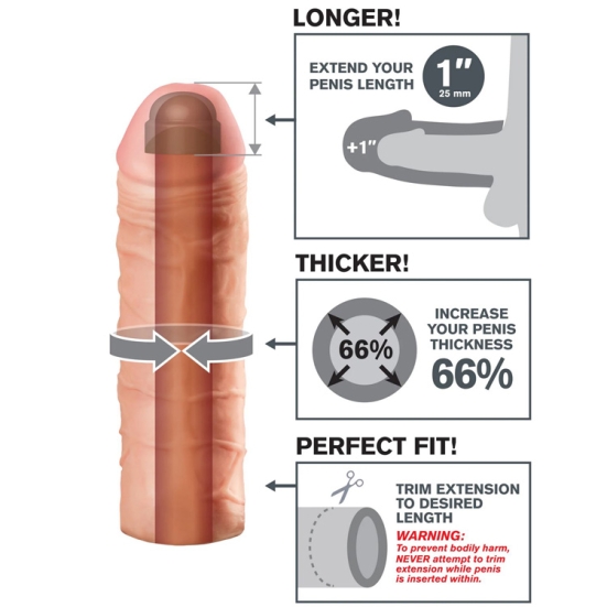 Увеличивающая насадка Mega 1&quot; Extension