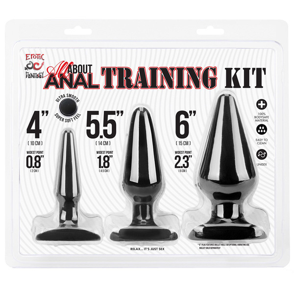 Пробки в наборе Anal Training Kit black