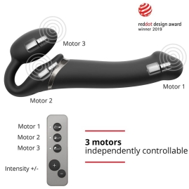 Страпон безремневой Vibrating Strap-on-me XL