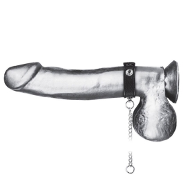 Поводок на пенис Snap Cock Ring With 12" Leash