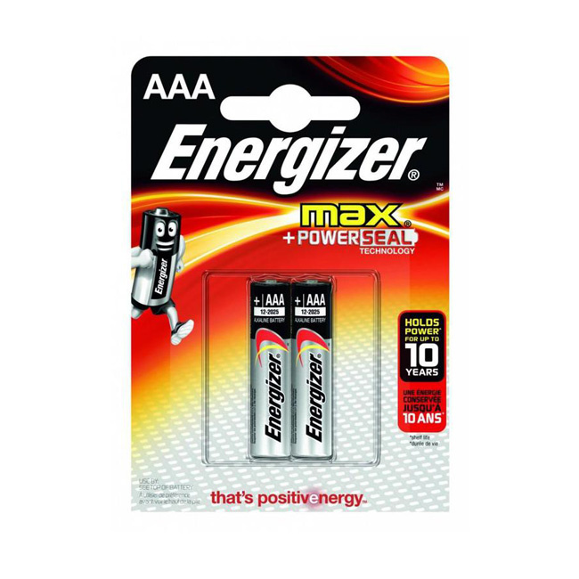 Батарейки Energizer MAX E92/AAA - 2 шт.