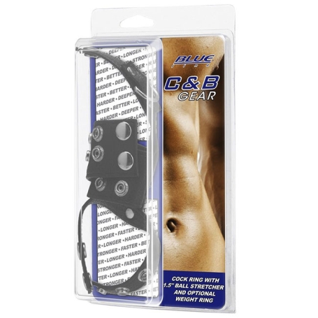 Ремешок для пениса и мошонки BlueLine