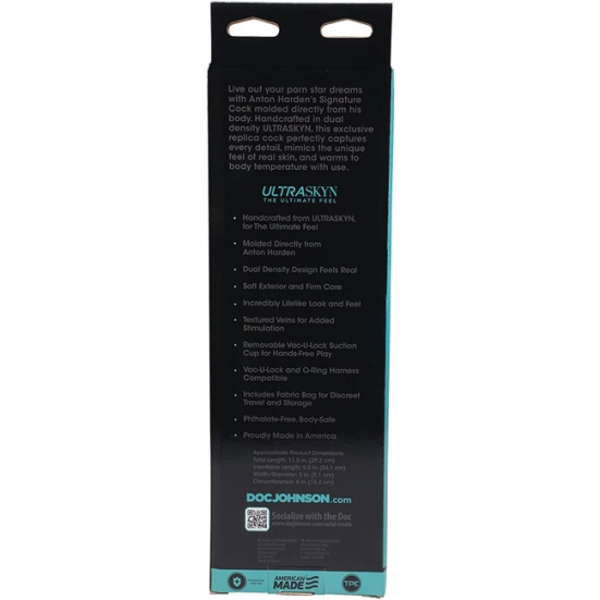 Фаллос Anton Harden 11&quot; UltraSkyn