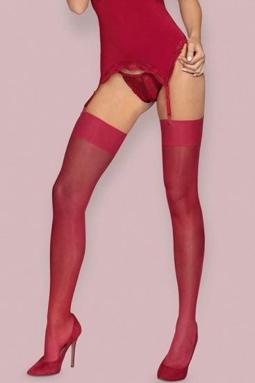 Чулки Obsessive S800 stockings