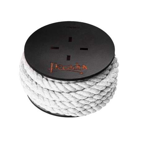 Белая веревка для шибари Pecado
