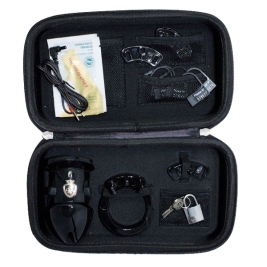 Пояс верности с электростимуляцией Mystim Black