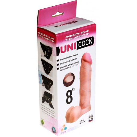 Фаллос-насадка Unicock 8"