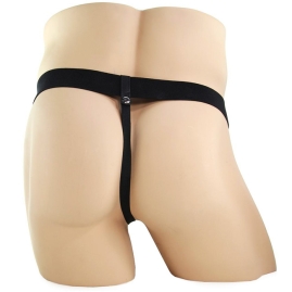 Страпон полый Pipedream 7" Vibrating Hollow Strap-On