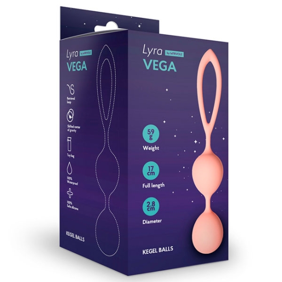 Вагинальные шарики Le Frivole Vega